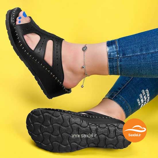 دمپایی طبی زنانه چرم