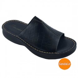 دمپایی طبی میشل چرم طبیعی کروکدیل کد 201 - 108